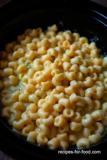 Paula Deen s Crockpot Macaroni and Cheese presentation