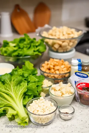 Classic Caesar Salad Recipe Without Anchovies ingredients