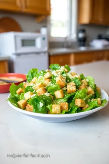 Classic Caesar Salad Recipe Without Anchovies steps