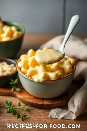 Best Homemade Cheese Sauce for Mac and Cheese presentation