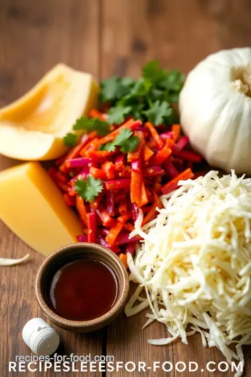 Quick Cabbage Slaw with Chipotle Zing ingredients