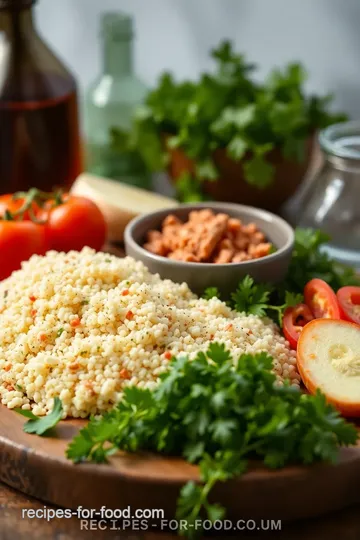 Quick Couscous Tabbouleh Salad Delight ingredients