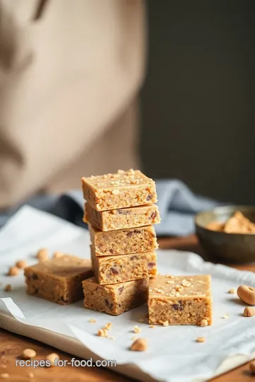 Quick Peanut Butter Chocolate Protein Bars presentation