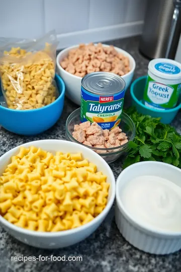 Tuna Pasta with Mayonnaise Recipe ingredients