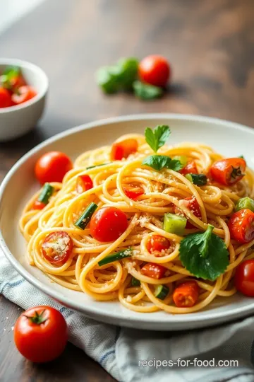 One-Pan Vermicelli Delight presentation