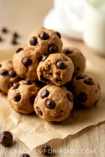 Raw Chocolate Chip Cookie Dough Bites