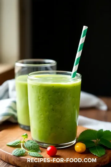 Refreshing 4-Ingredient Green Smoothie