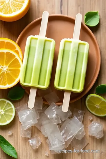 Refreshing Green Tea Coconut Popsicles steps