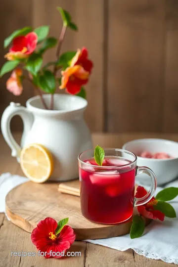 Refreshing Hibiscus Tea (Agua de Jamaica) presentation