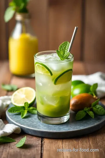 Mix Matcha Mojito - A Refreshing Summer Drink presentation