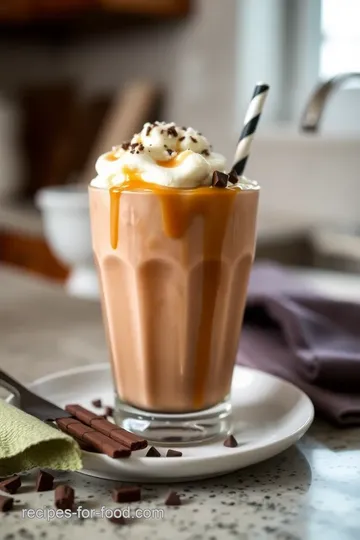 Salty Sweet Drink: The Ultimate Salted Caramel Chocolate Milkshake Recipe steps