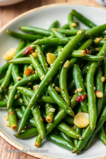 Texas Roadhouse Green Beans presentation