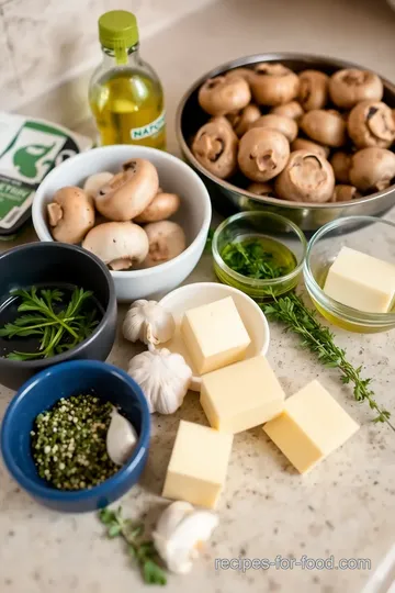 Easy Sautéed Mushrooms ingredients