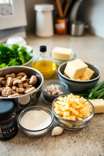 Sautéed Mushrooms with Garlic Bliss ingredients