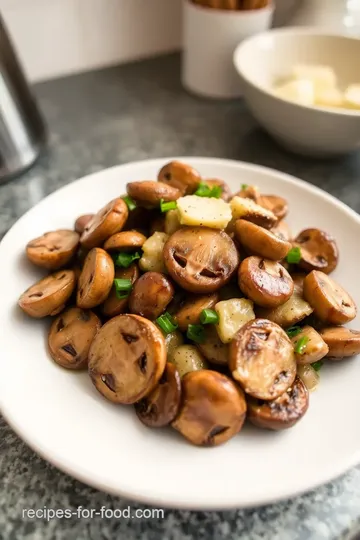 Sautéed Mushrooms with Garlic Bliss steps