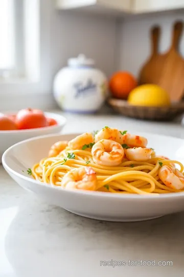 Sautéed Shrimp Pasta with Fresh Pico de Gallo steps