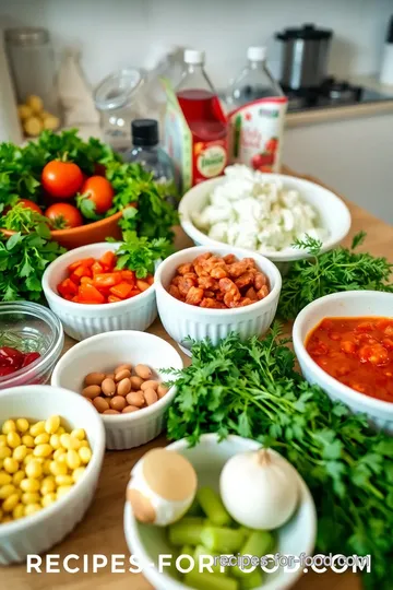 Classic Simple Italian Pasta Sauce ingredients