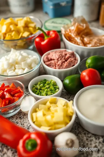 Philly Cheesesteak Tortellini ingredients