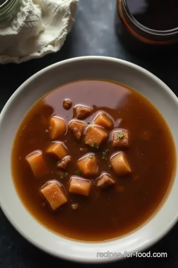 Savory Au Jus: Perfectly Seasoned French Dip Sauce presentation