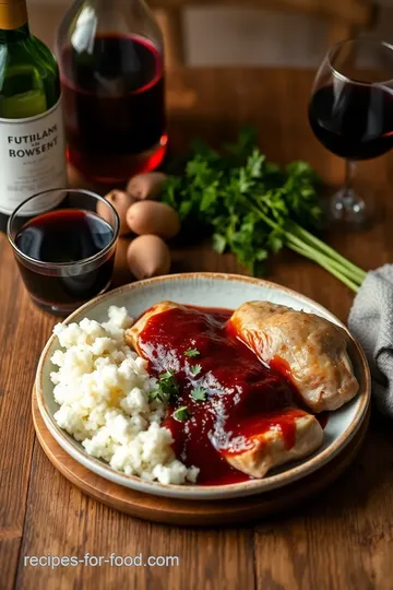 Braised Chicken with Rich Red Wine Sauce ingredients