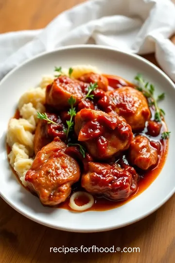 Savory Red Wine-Braised Chicken Delight