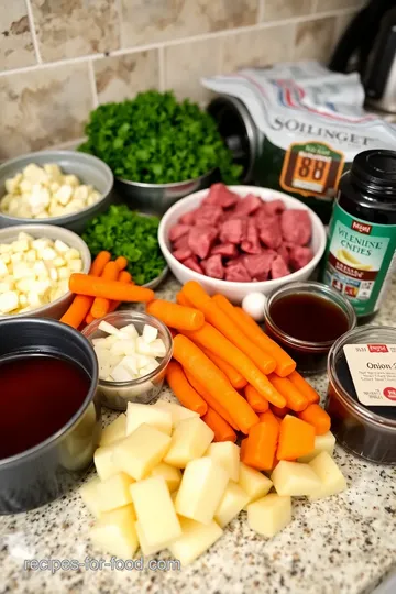 Savory Venison Stew with Creamy Mashed Potatoes ingredients