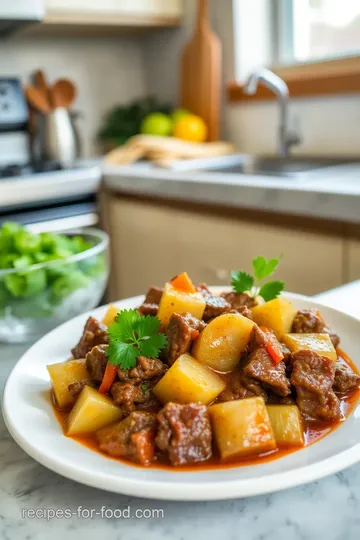 Carne Con Papas - Hearty Beef with Potatoes steps