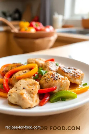 Chicken with Sweet Peppers steps