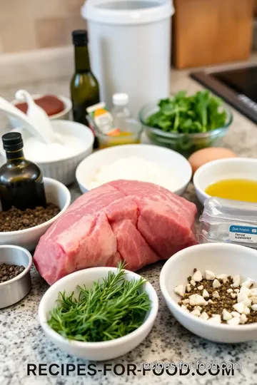 Herb-Crusted Rib Eye Round Roast ingredients