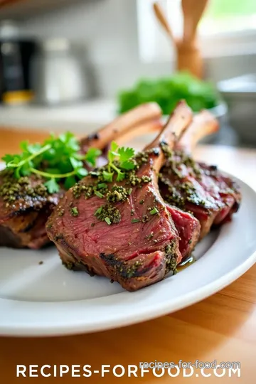 Herb-Crusted Rack of Lamb with Garlic Mashed Potatoes steps