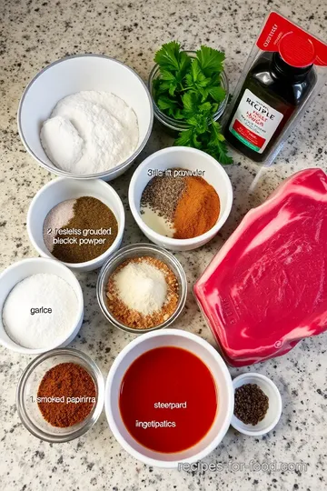 Ultimate Rib Eye Roast Rub ingredients