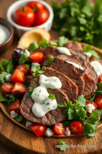 Whole30 Steak Salad with Creamy Ranch Dressing ingredients