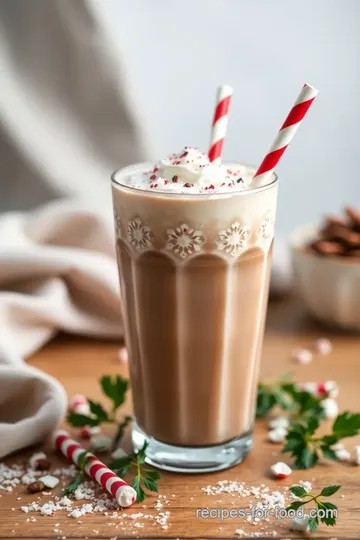 Paleo Iced Peppermint Mocha Recipe presentation