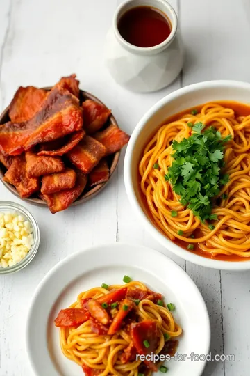 Bacon Ramen Recipe ingredients