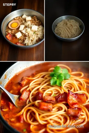 Bacon Ramen Recipe steps