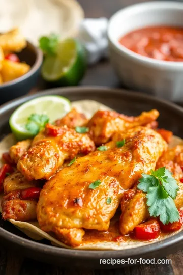 Sizzling Chicken Fajitas Recipe presentation