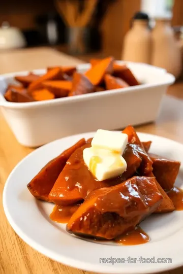 Crockpot Sweet Potatoes with Maple Cinnamon Glaze steps