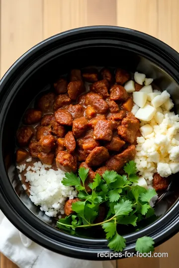 Slow Cooker Beef Chili with Cocoa ingredients