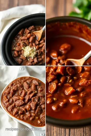 Slow Cooker Beef Chili with Cocoa steps