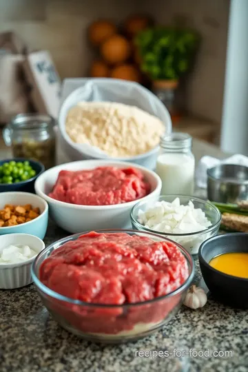 Traeger-Style Smoked Meatloaf ingredients