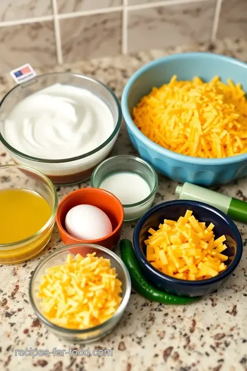 Spicy Jiffy Mexican Cornbread Recipe ingredients