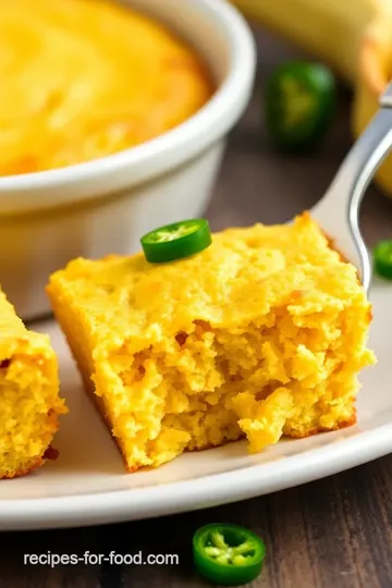 Spicy Jiffy Mexican Cornbread Recipe presentation