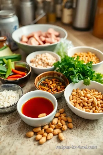 Stir-Fried Chicken with Spicy Peanuts ingredients