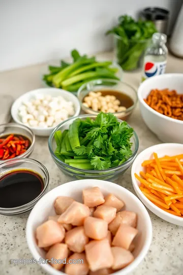 Kung Pao Chicken ingredients