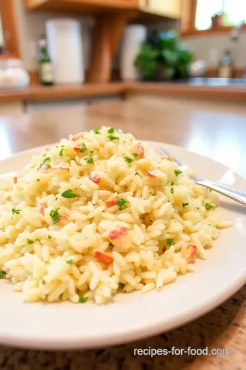 Creamy Mushroom Risotto with Crème de Leite steps