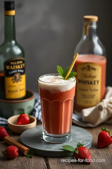 Strawberry Cinnamon Whiskey Cocktail steps