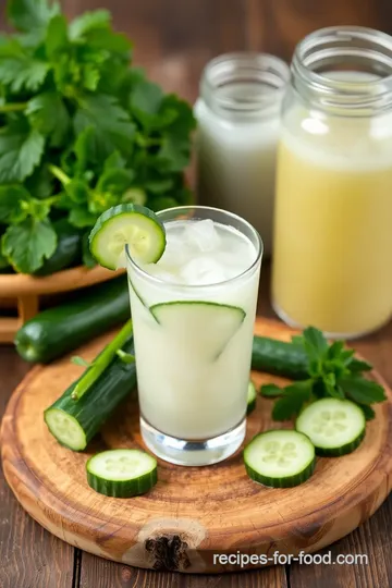 Crisp Cucumber Cooler: A Refreshing Summer Elixir ingredients