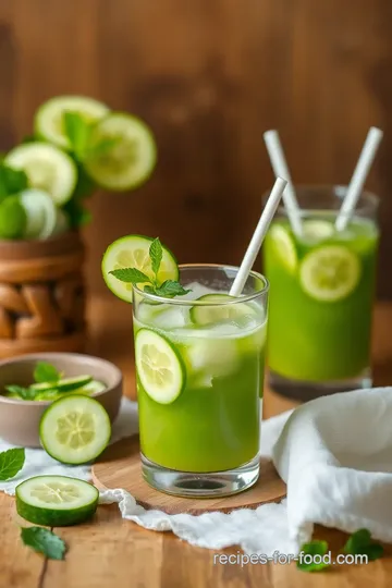 Crisp Cucumber Cooler: A Refreshing Summer Elixir steps