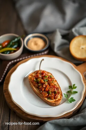 Toast Guajillo Chiles for Smoky Salsa presentation