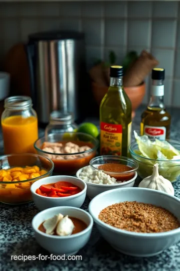 Tropical Grilled Chicken with Citrus Marinade ingredients